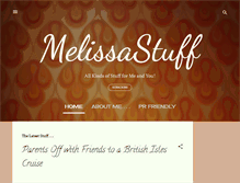 Tablet Screenshot of melissastuff.com
